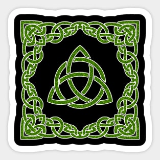 Triquetra - Pagan Celtic Knot (Stained Glass Effect) Sticker